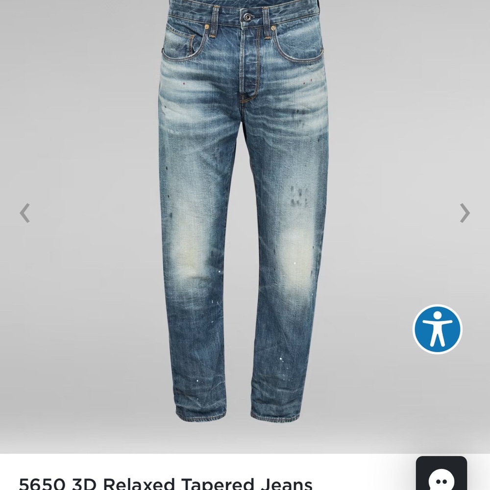 Classic Indigo Relaxed Fit Jeans